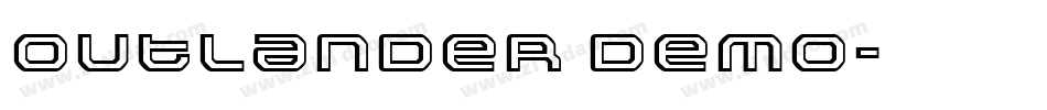 Outlander Demo字体转换